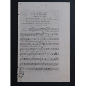 MÉHUL Ariodant No 5 Chant Guitare ca1810