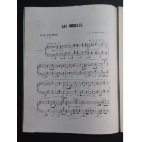 LYSBERG Ch. B. Les Ondines op 90 Piano ca1862