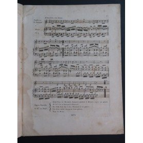 JADIN Louis Quadrille No 2 Danse Piano Tambour de Basque ca1810