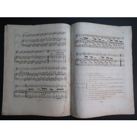 JADIN Louis Quadrille No 2 Danse Piano Tambour de Basque ca1810