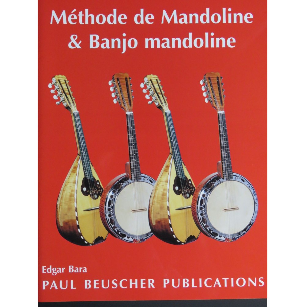 BARA Edgar Méthode de Mandoline et Banjo Mandoline 2010