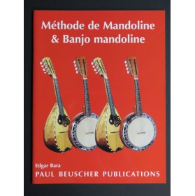 BARA Edgar Méthode de Mandoline et Banjo Mandoline 2010