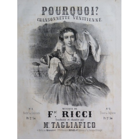 RICCI Fédérico Pourquoi Chant Piano ca1858