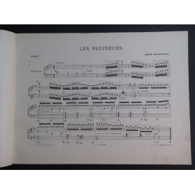 WALDTEUFEL Émile Les Patineurs Piano 1883