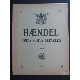 HANEDEL G. F. Suite en Ré mineur Piano