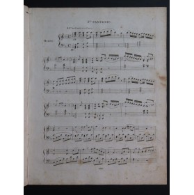 BOCHSA N. Ch. Fantaisie No 3 et Variations Don Juan Harpe ca1810