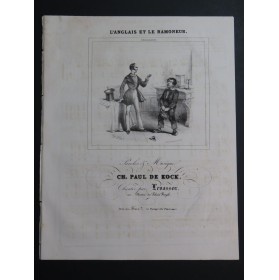 DE KOCK Charles Paul L'Anglais et le Ramoneur Chant Piano ca1840