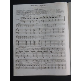 DE KOCK Charles Paul L'Anglais et le Ramoneur Chant Piano ca1840