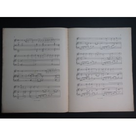 WIDOR Ch. M. Douleur précoce Chant Piano 1902