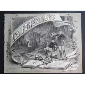 SOSNAN A. Les Forestiers Piano XIXe siècle