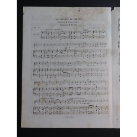 MASINI F. La Captive du Pirate Chant Piano 1835