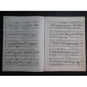 LACHNITH Trio des Deux Prétendus Chant Clavecin ca1810