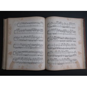 BACH J. S. Le Clavecin bien tempéré L'Art de la Fugue Piano ca1850