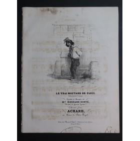 DONVÉ Édouard Guguste ou Le Vrai Moutard de Paris Chant Piano ca1840