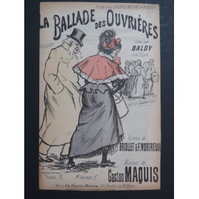 La Ballade des Ouvrières Gaston Maquis Chant