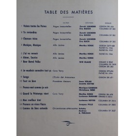 Les Plus Grands Succès du Film et de la Chanson 15 Pièces Chant Piano ca1940