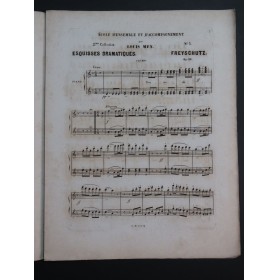 MEY Louis Freyschutz Weber Esquisses Dramatiques op 20 Piano 4 mains ca1870