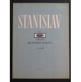 STANISLAV Josef Treti Klavirni Sonata Piano 1951