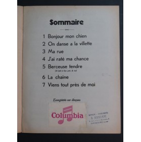 Album Damia 7 Pièces Chant Piano 1943