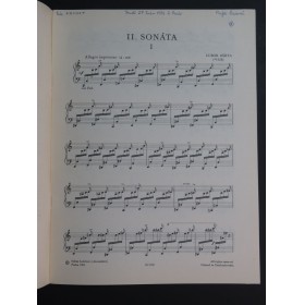 BÁRTA Lubor Sonate No 2 Piano 1963