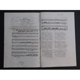 DOCHE J. D. Vaudeville des Deux Edmon Chant Guitare ca1820