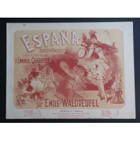 WALDTEUFEL Émile España Piano ca1885