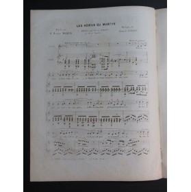 GUILLOT Antonin Les Adieux du Martyr Chant Piano ca1850