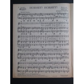 BOX COX BUTLER ROBERTS Horsey ! Horsey ! Chant Piano 1937