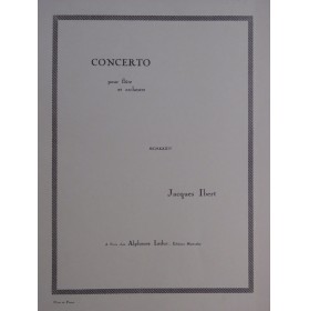 IBERT Jacques Concerto Piano Flûte