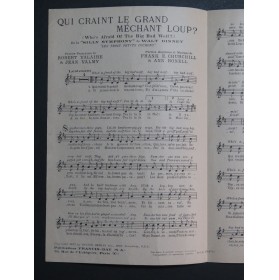 Qui craint le Grand Méchant Loup ? Walt Disney Chant 1934