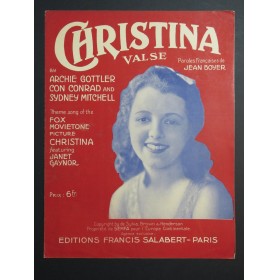 GOTTLER Archie MITCHELL Sidney D. CONRAD Con Christina Chant Piano 1929