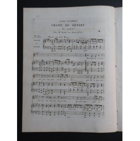 GOULÉ Jacques Nicolas Adieu Bonheur Chant du Départ Chant Piano ou Harpe ca1810