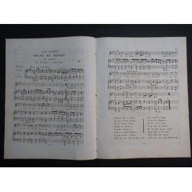 GOULÉ Jacques Nicolas Adieu Bonheur Chant du Départ Chant Piano ou Harpe ca1810