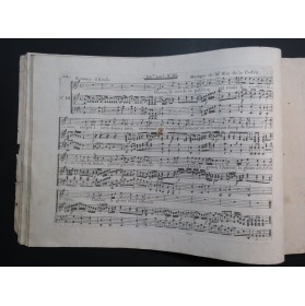 Journal Hebdomadaire Airs d'Opéra Comique Chant Clavecin ca1788