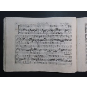 Journal Hebdomadaire Airs d'Opéra Comique Chant Clavecin ca1788