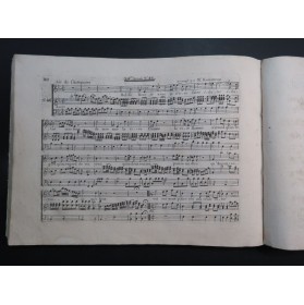 Journal Hebdomadaire Airs d'Opéra Comique Chant Clavecin ca1788