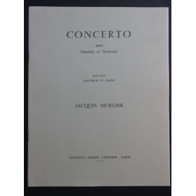 MURGIER Jacques Concerto Piano Hautbois