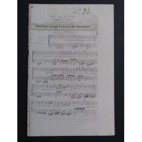 TARCHI Angelo Le Trente et Quarante Opéra No 3 Chant Guitare ca1800