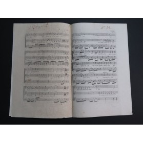 TARCHI Angelo Le Trente et Quarante Opéra No 3 Chant Guitare ca1800