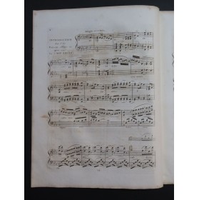 RIEGER Jean-Népomucène Rondo op 17 Dédicace Piano ca1820