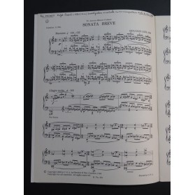 LEES Benjamin Sonata Breve Piano 1959