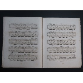 THALBERG S. Thême et  Étude op 45 Piano ca1843