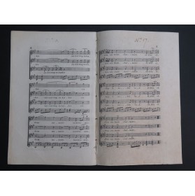 BERTON Henri Les Maris Garçons No 7 Chant Guitare ca1810