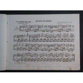 LEDUC Alphonse La Fiancée du Lion Piano ca1850