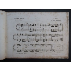 DE MARGUERYE Gustave La Corde de Pendu Dédicace Piano ca1845