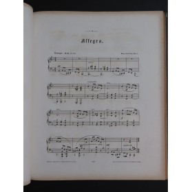 SEELING Hans Recueil de Pièces pour Piano ca1860