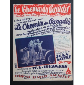 HEYMANN W. R. Le Chemin du Paradis Chant Piano 1931