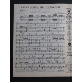 HEYMANN W. R. Le Chemin du Paradis Chant Piano 1931