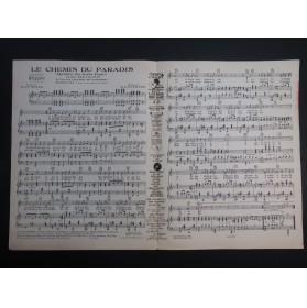 HEYMANN W. R. Le Chemin du Paradis Chant Piano 1931