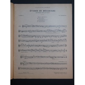 PESTEL E. Études de Mécanisme 36 Études Violon 1923